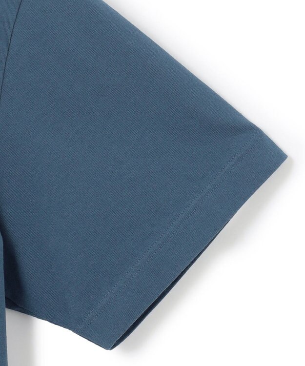 J.PRESS YORK STREET 【UNISEX】フォトプリント Tシャツ ”College Logo” ダルブルー系