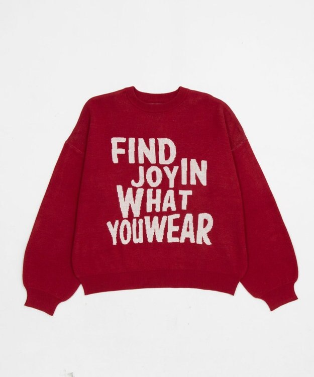 WEGO グラフィックニットプルオーバー 柄6