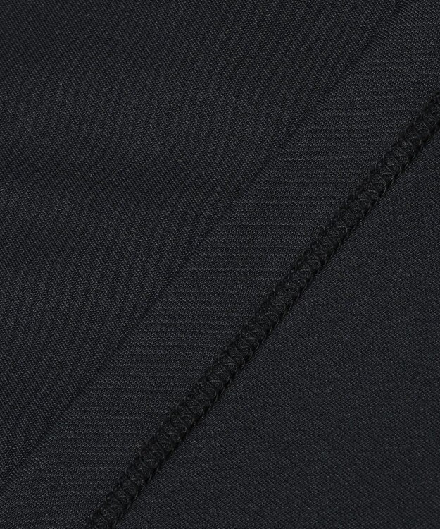 PW CIRCULUS 【WOMEN】【ストレッチ/UVケア/接触冷感/防透】バックロゴ モックネック シャツ ブラック系