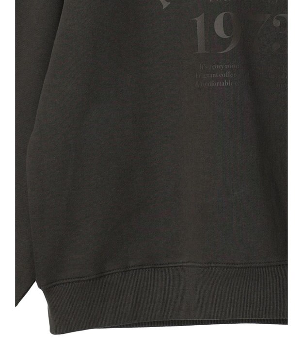 AMERICAN HOLIC ラグランロゴスウェット2 Charcoal Gray