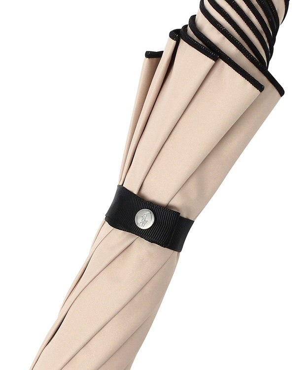 MOONBAT POLO RALPH LAUREN 晴雨兼用日傘 長傘 ワンポイントPP 一級遮光 遮熱 UV ベージュ