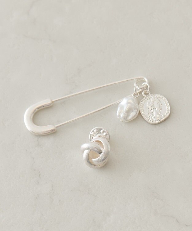 AMERICAN HOLIC 【2点SET】ストールピンブローチ Silver