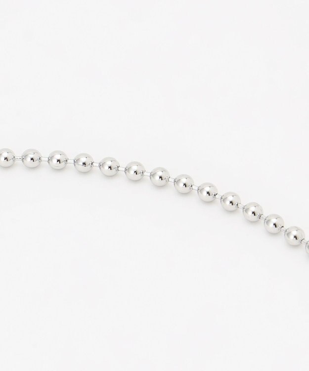 GRACE CONTINENTAL ボールチェーンロングネックレス シルバー
