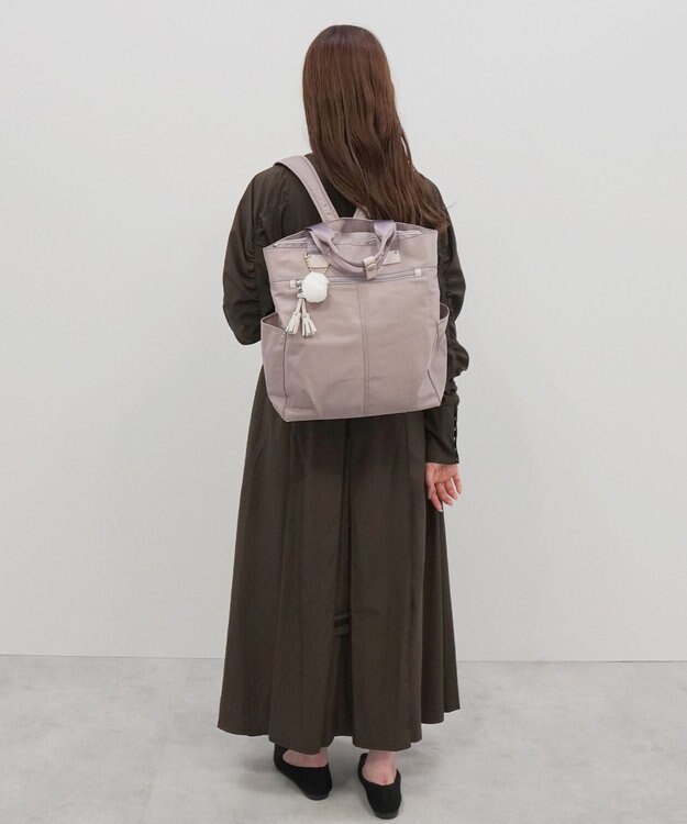 ACE BAGS & LUGGAGE kanana project collection タッセル-e トートリュック A4 68874 モーヴピンク