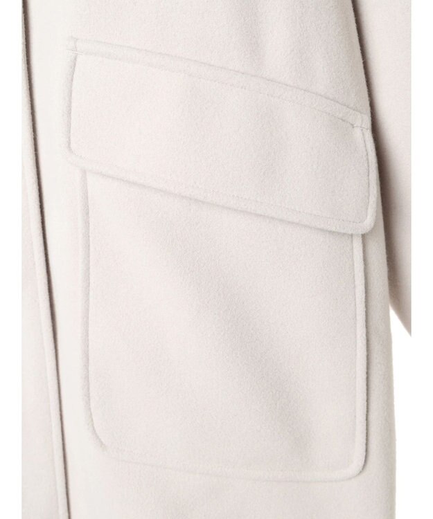 AMERICAN HOLIC 中空ＦＩＢＥＲ２ＷＡＹフード付きコート Light Gray