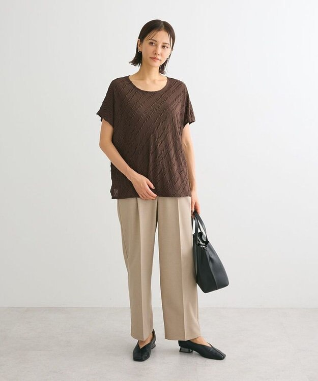 Green Parks ・ｆｕｒｒｙｒａｔｅバイヤスシャーリングプルオーバー Brown