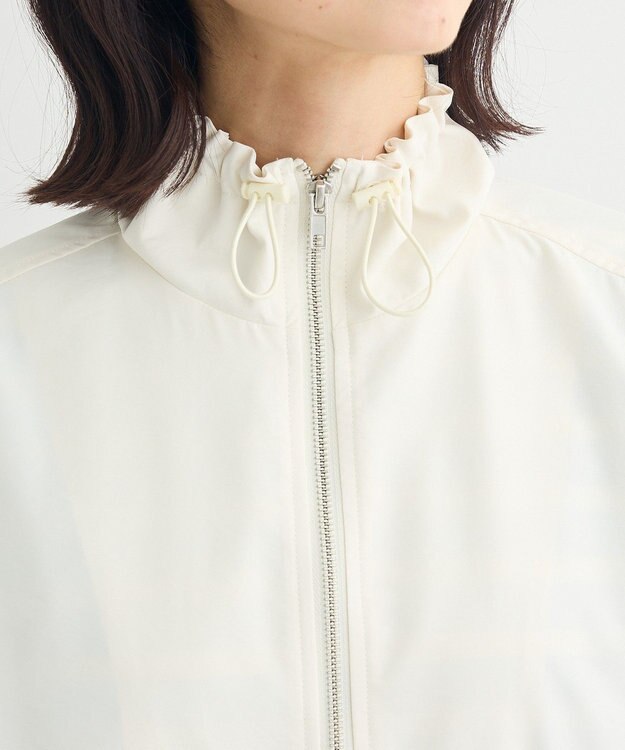 Green Parks 撥水加工　スタンドドロストブルゾン Ivory