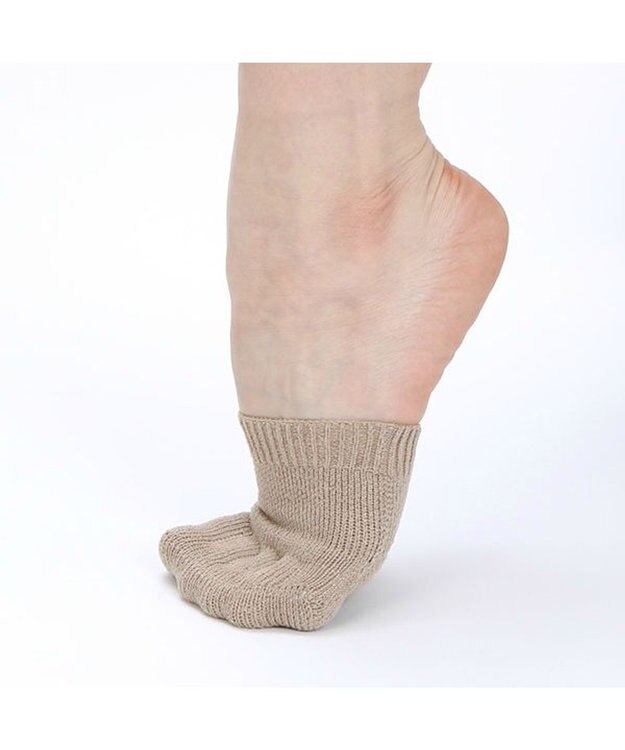 Chacott ターンソックス ベージュ