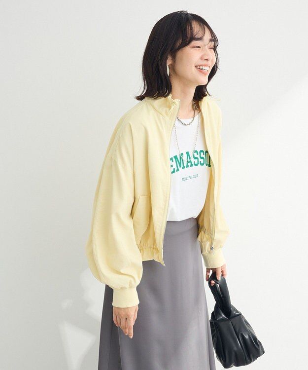 Green Parks 撥水加工　スタンドドロストブルゾン Yellow