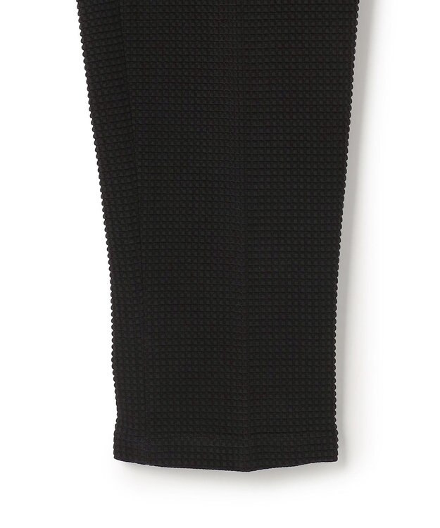 JOSEPH HOMME 【オリジナル素材 /ウエストゴム仕様】ライトタックジャージー  ドロスト付テーパードパンツ / PEGG CONVERTIBLE ブラック系