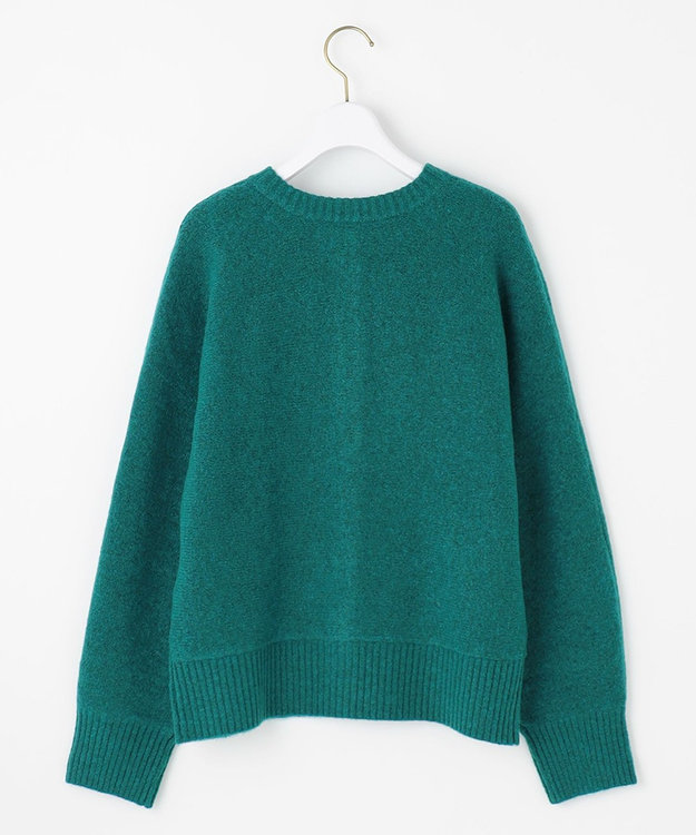 ANY SIS L 【前後着用可能】Airニット カーディガン グリーン