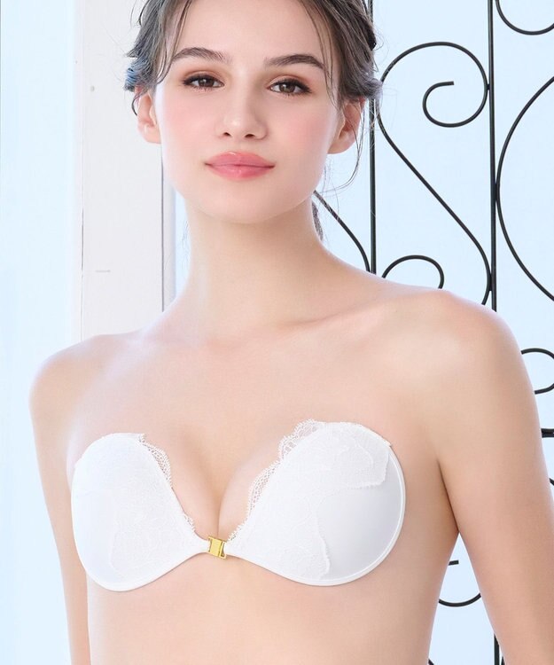 BRADELIS New York 【NuBra / ナチュラルタイプ】ヌーブラ・エアーライト セリーネア 蒸れにくい バックレス コレクション デザインヌーブラ 正規品 ホワイト