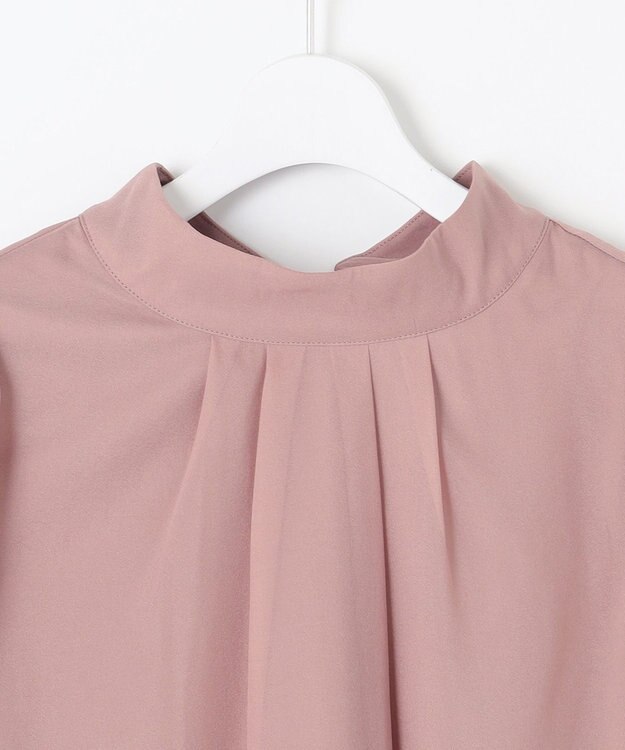 Feroux 【古畑星夏さん着用】バックリボンオーガンジー ブラウス ピンク系