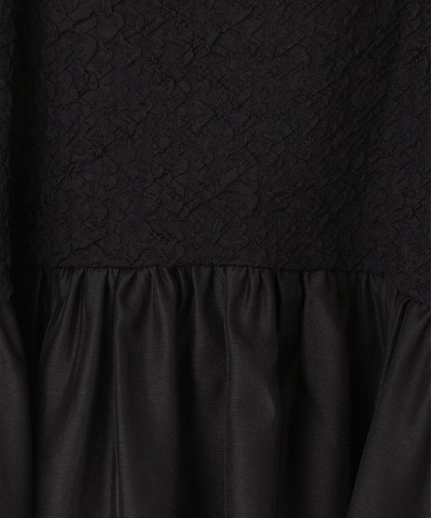 組曲 L 【WEB限定】レリーフジャガードキャミツインセット アイボリー×ブラック系