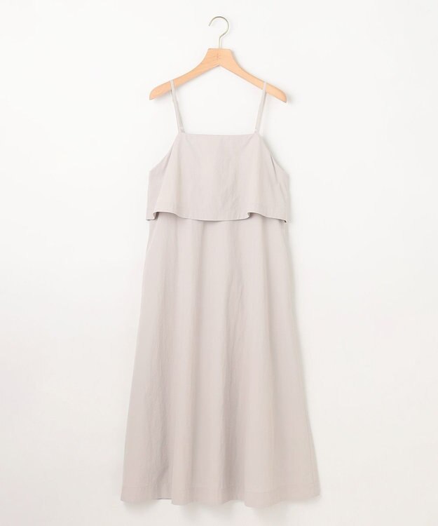 組曲 L エアリーキャミ ワンピース グレージュ系