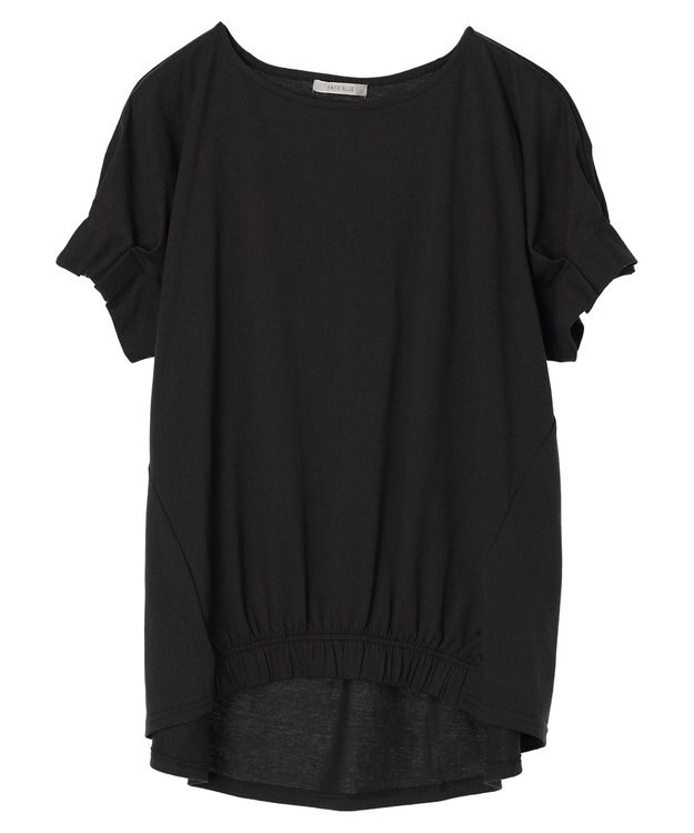 Green Parks 袖タックデザインカットチュニック Gray