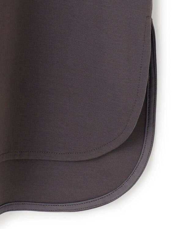 UNFILO BEAUTY FORM-T シアースリーブT チャコールグレー