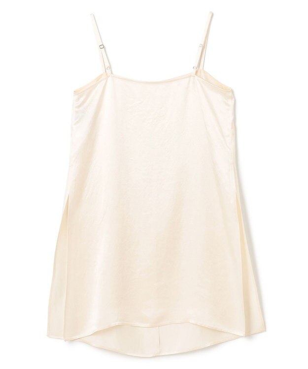 uncrave アセテートヴィンテージサテン キャミソールブラウス エクリュ