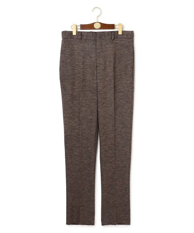 J.PRESS MEN 【セットアップ対応 / ストレッチ】SOFAニット ハイグレードジャージー スラックス ブラウン系8