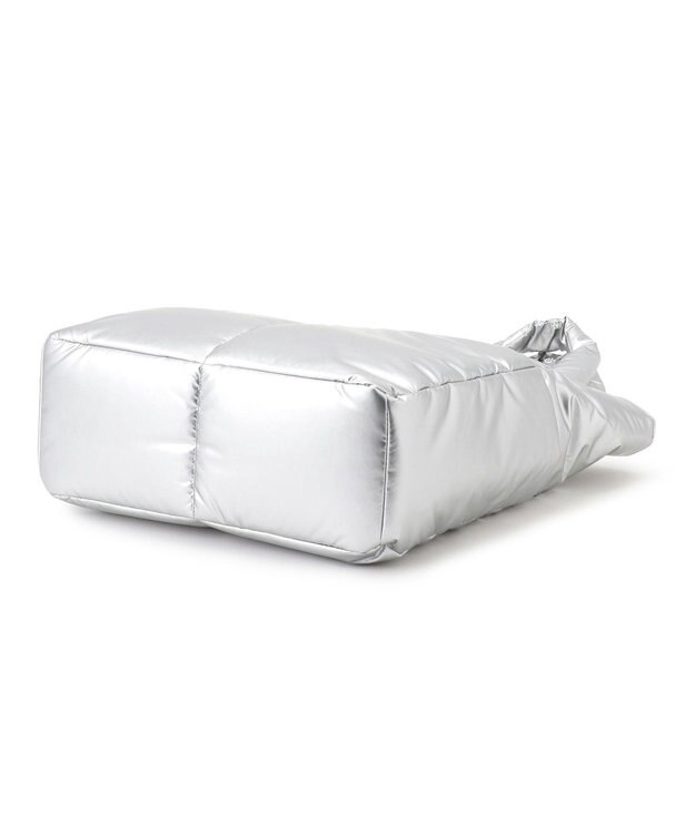 23区 パデッド チェーン トートバッグ シルバー系