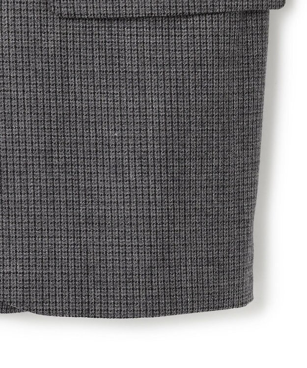 J.PRESS MEN 【定番 / セットアップ対応】マナードシルクホームスパン ガンクラブチェック ジャケット ライトグレー系3