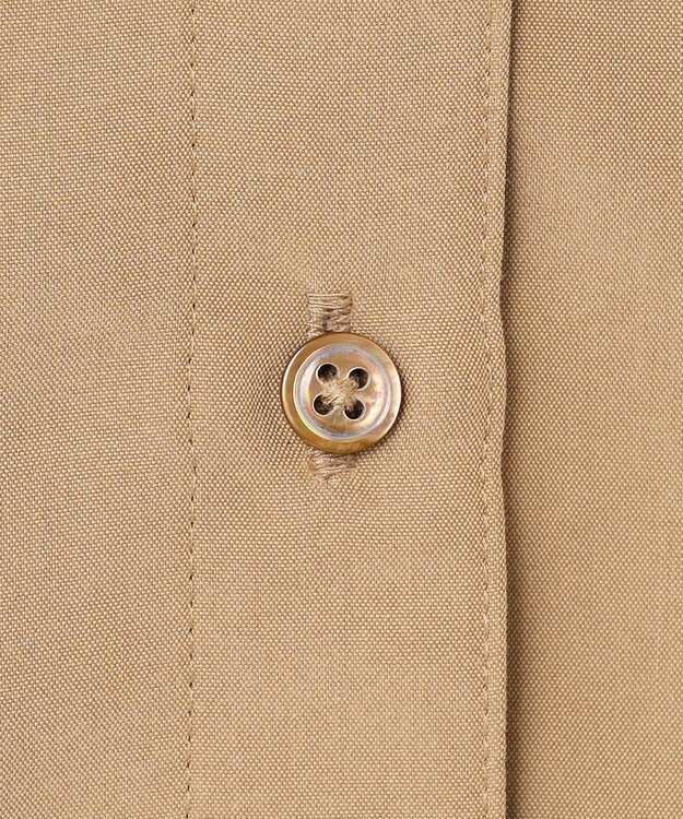 J.PRESS LADIES ピーチポプリン シャツ キャメル系