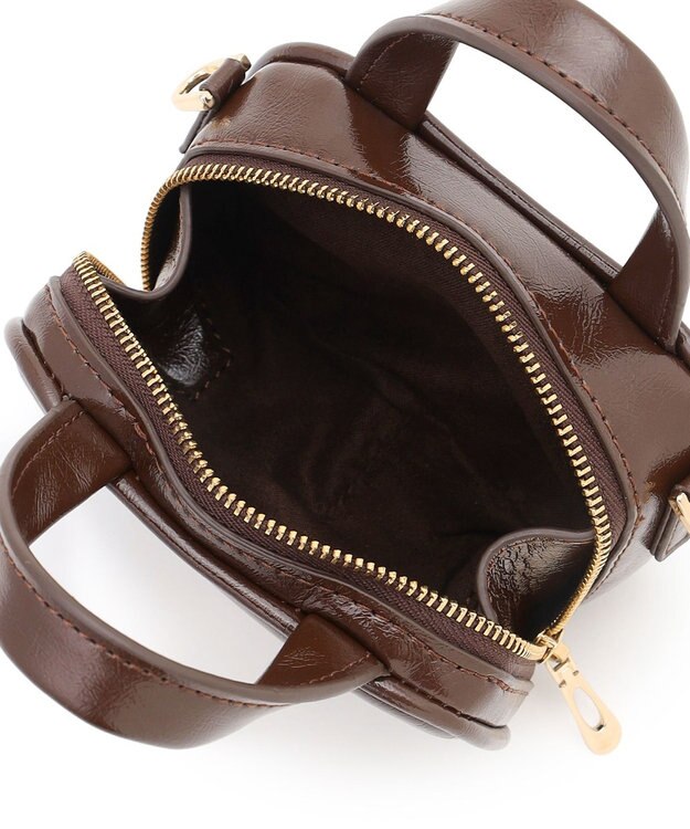 23区 【WEB&一部店舗限定】ミニ ボストン チャーム ダークブラウン系