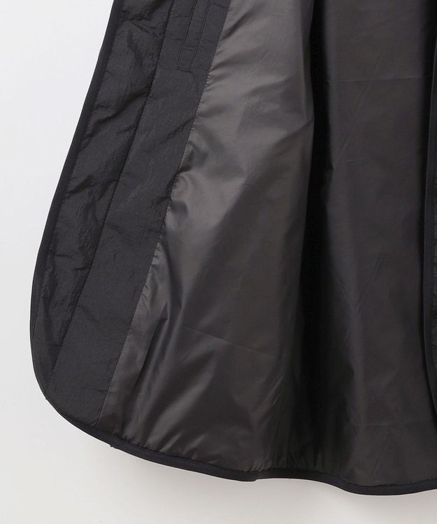 JOSEPH ABBOUD MOUNTAIN 【サステナブル/中綿/軽量/北陸ファブリック】ライトナイロンワッシャーブルゾン ブラック系