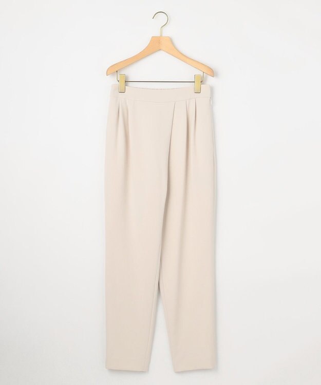 組曲 S 【KUMIKYOKU NAVY】コンフォータブルドレープ ラップパンツ アイボリー系