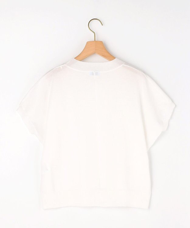 組曲 S 【先行予約】シアー ニットT ホワイト系