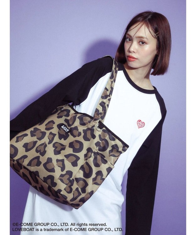 Green Parks ■別注　ＬＯＶＥ　ＢＯＡＴ　ビッグトート Leopard