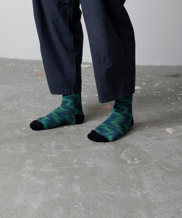 TRICOTE NEON PILE SOCKS / NEONパイルソックス 42GREEN