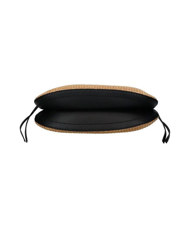 INTER-CHAUSSURES 【LORISTELLA】2WAY異素材コンビネーションショルダーバッグ ブラックコンビ