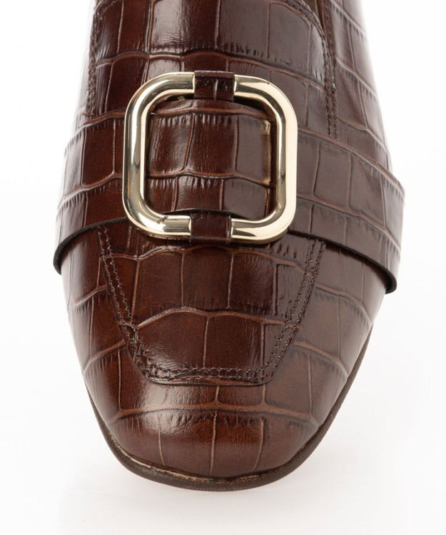 BONTRE 【BONTRE/ボントレ】スクエアバックルローファー/02251 ブラウン