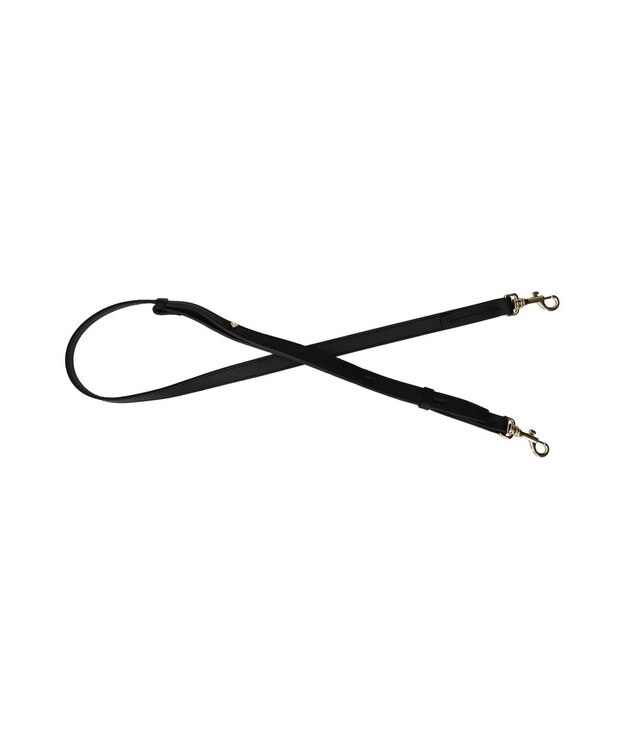 INTER-CHAUSSURES 【LORISTELLA】2WAY異素材コンビネーションショルダーバッグ ブラックコンビ