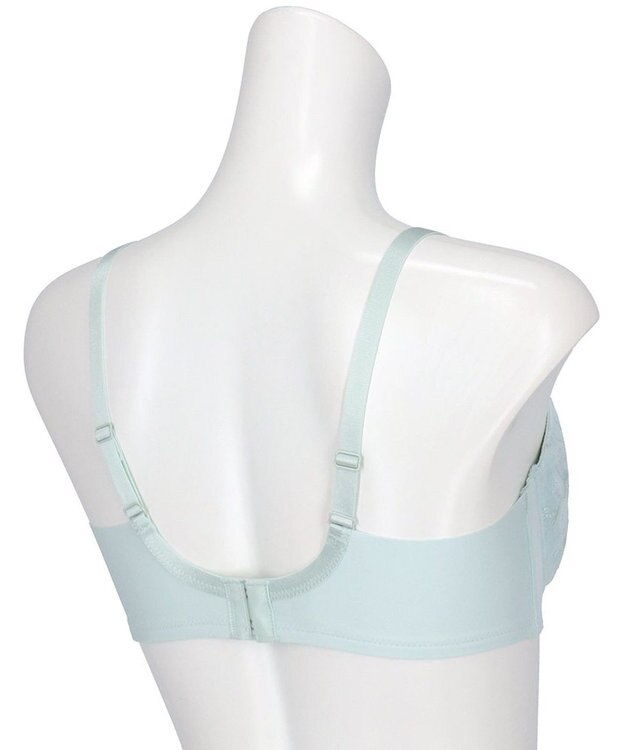 une nana cool 小さく見せるブラ　ミニマイザーブラ　レース アクア