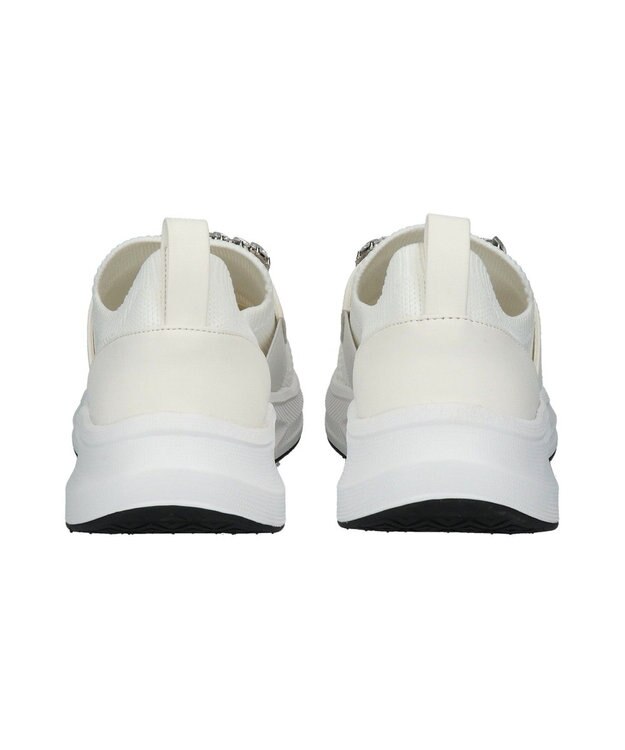 Bridget Birkin 【Bridget Birkin】ビジューバックルニットスニーカー ホワイト