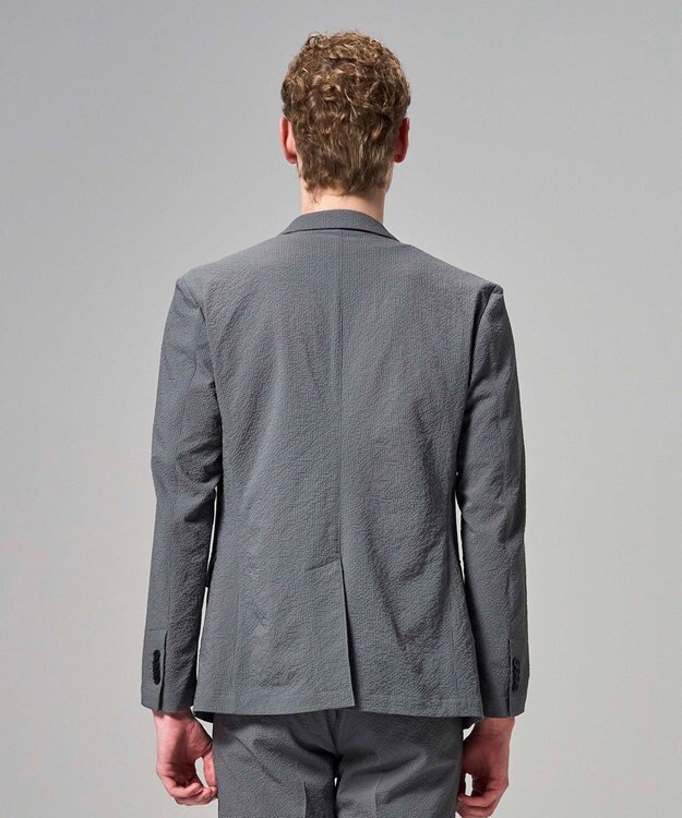 JOSEPH HOMME 【WEB・一部店舗限定】 エアーグリットサッカーストレッチ　ジャケット グレー系