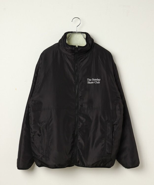 WEGO リバーシブルボアブルゾン ホワイト