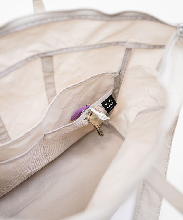 NIZYU KANO 【はまじコラボ】Airyトート Sサイズ ライトグレー