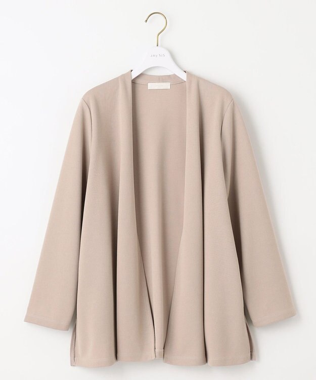 ANY SIS 【洗える】着流し カーディガン ライトモカ