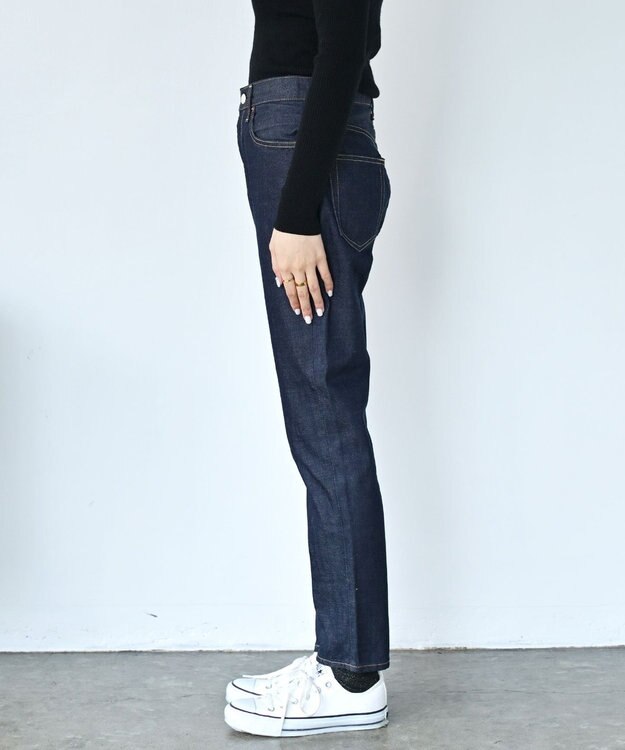 caqu FS relaxpencil Ⅱ 腰回りユッタリ テーパードデニム re.birth
