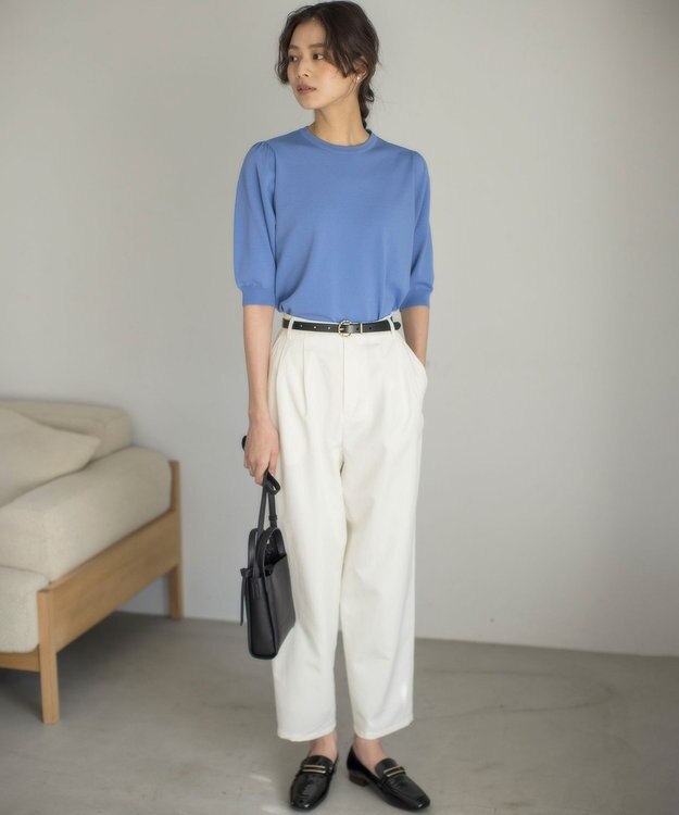 組曲 L チノライク パンツ アイボリー系