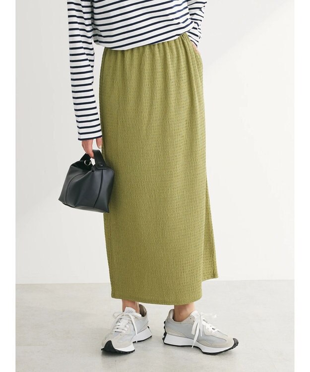 Green Parks カットＪＱＩラインスカート Green