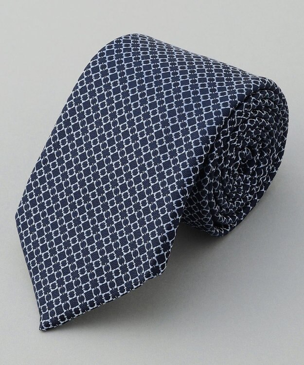 GOTAIRIKU GOTAIRIKU別注【日本製】シルク ネクタイ_小紋柄 ネイビー系8