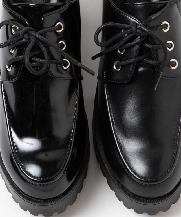 WEGO レースアップヒールシューズ ブラックその他