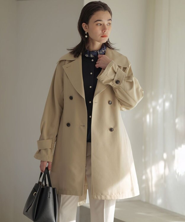 組曲 L リラクシング トレンチコート ベージュ系