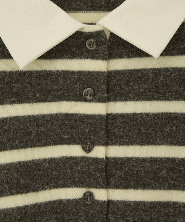 CRAFT STANDARD BOUTIQUE ボーダーラガープルオーバー Dark Gray