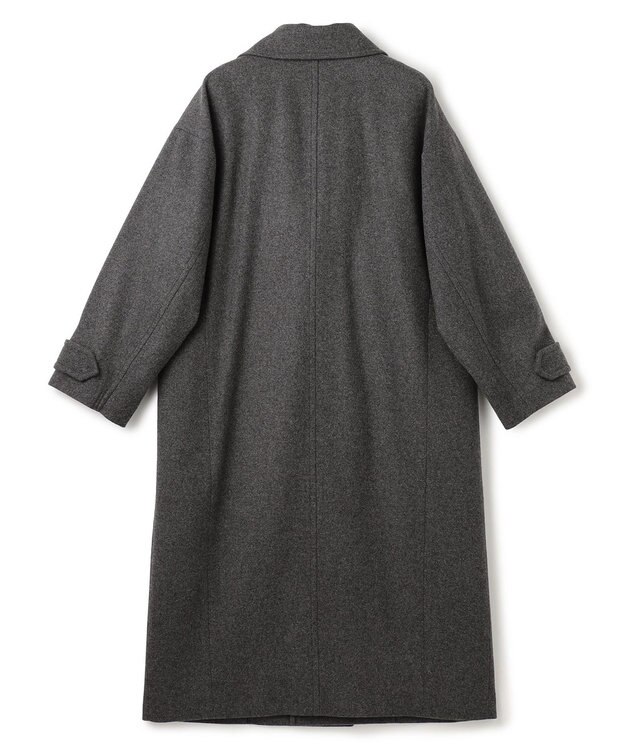 uncrave ライトメルトン ロングチェスターコート チャコール