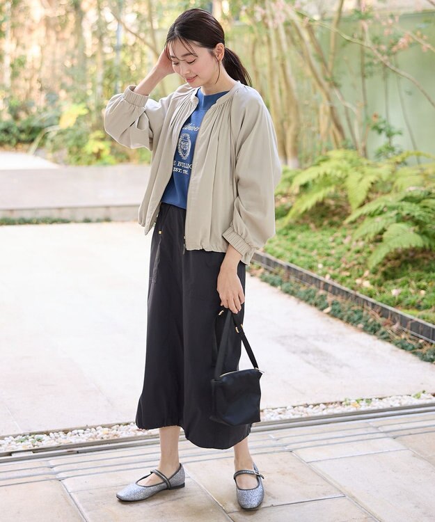 ANY 清涼リラックスブルゾン グレージュ